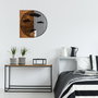 Wallity Yagmurlar Escultura de Pared Negro y Nogal